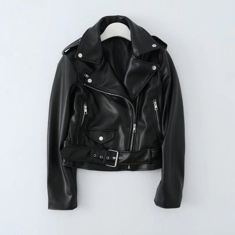Winter Faux Leather Jacket Women Casual Basic Coats 2022 Ladies Bas