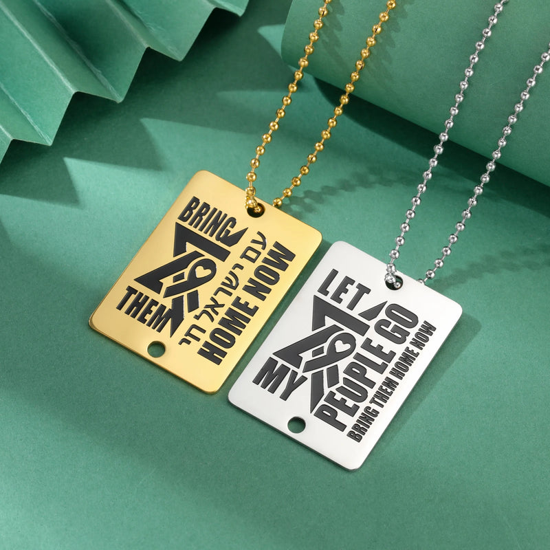 Bring Them Home Now: Let My People Go Necklace