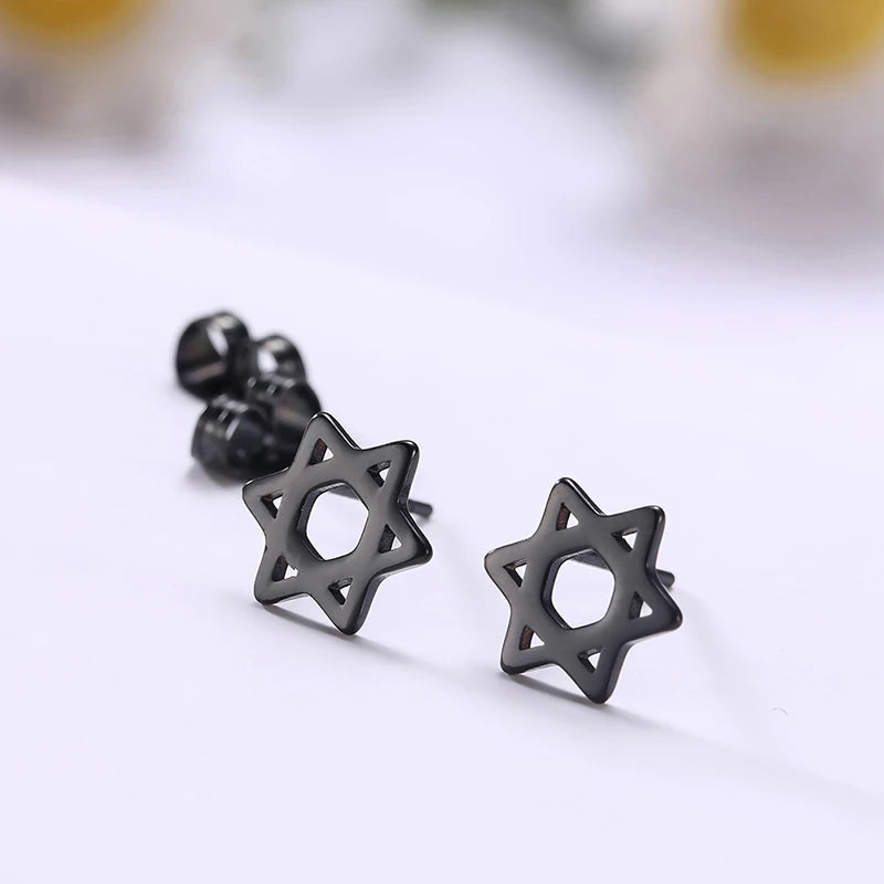 Star of David Stud Earrings