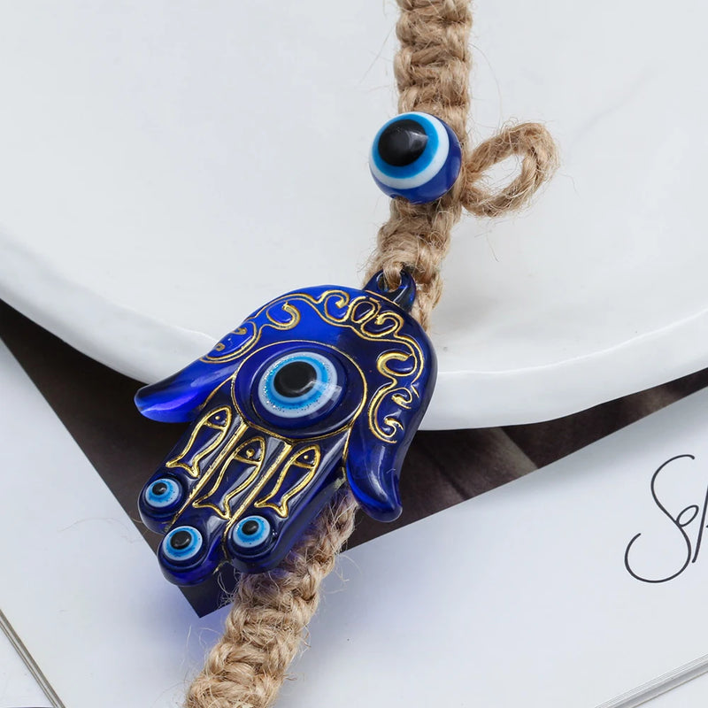 Hamsa Hand and Evil Eye Keychain/Wall Hanging