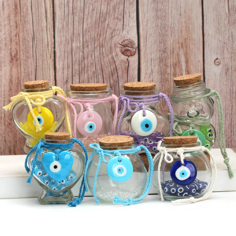 Evil Eye Drop Oil Transparent Glass Bottle