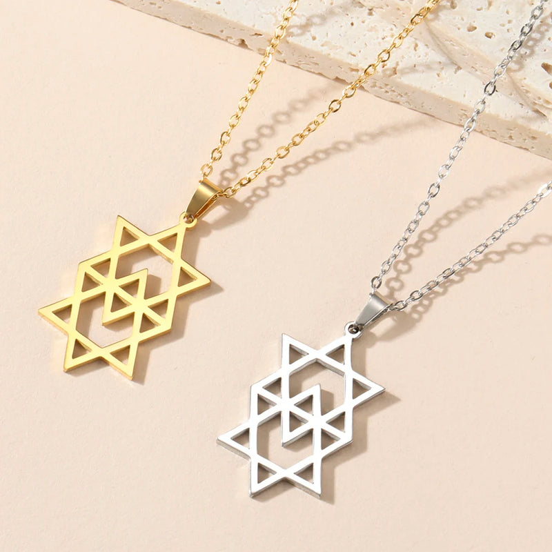 Hexagram Star of David Necklace