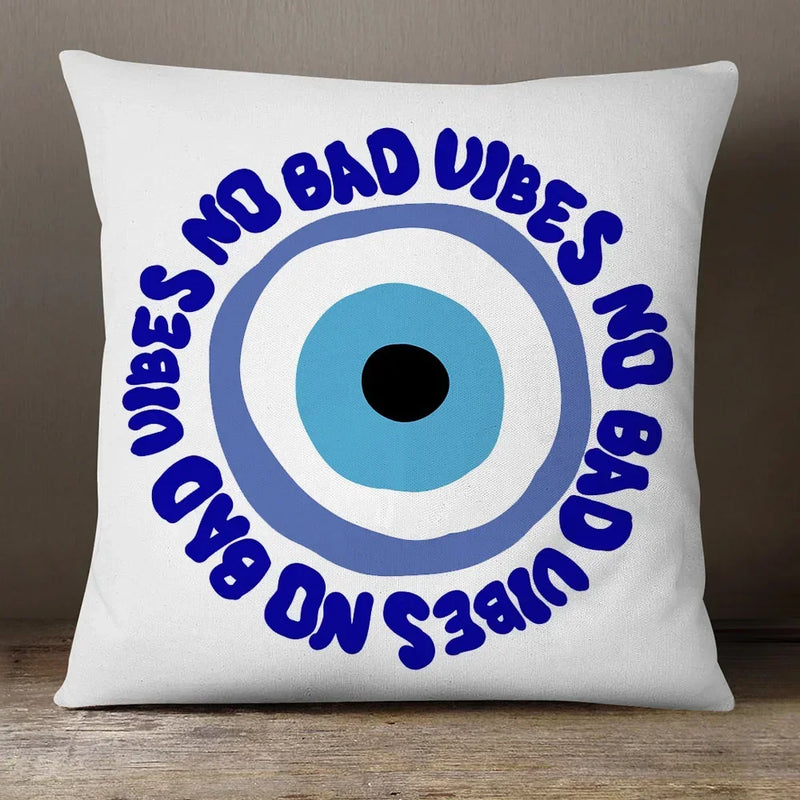 Evil Eye Hamsa Hand Pillow Case