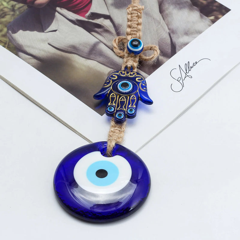 Hamsa Hand and Evil Eye Keychain/Wall Hanging