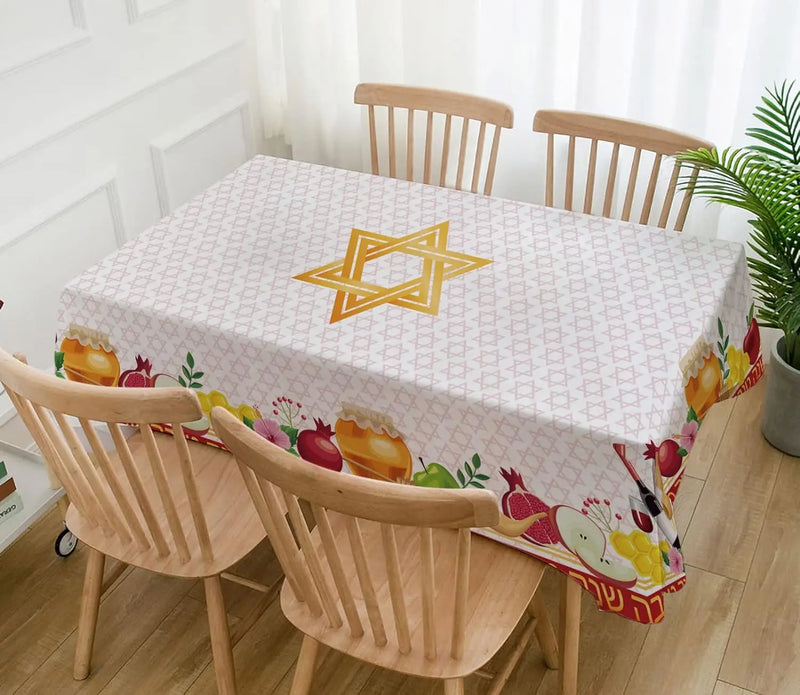 Rosh Hashanah New Year Table Cover