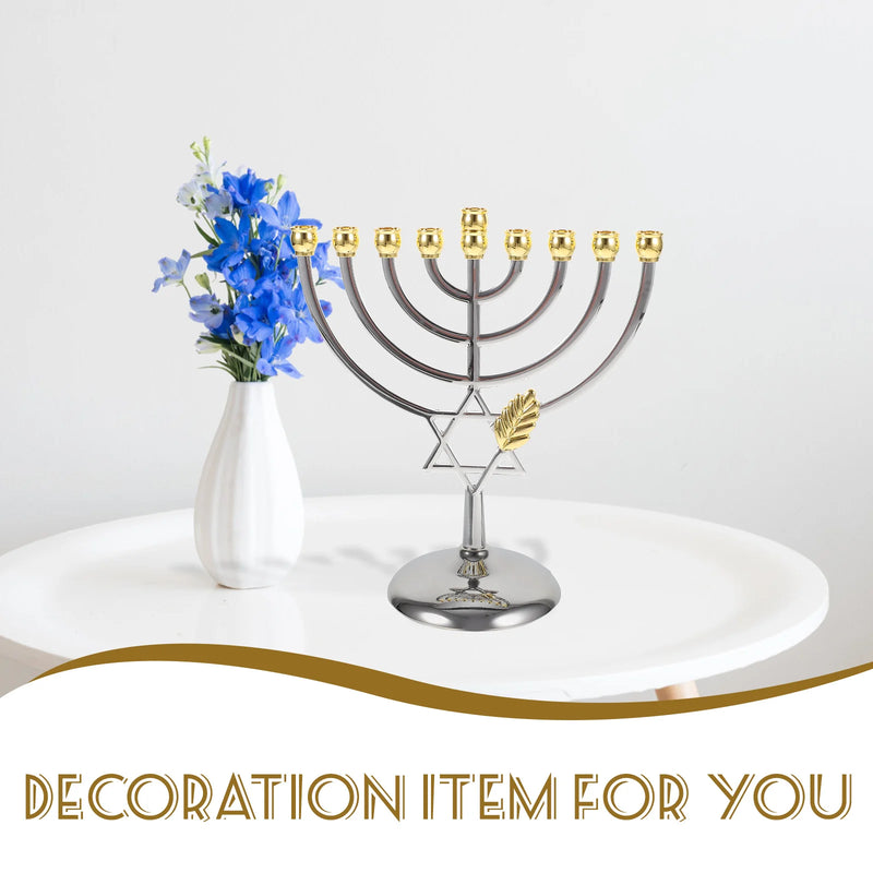 Elegant Hanukkah Candlestick