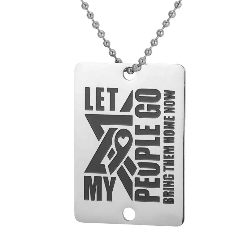 Bring Them Home Now: Let My People Go Necklace