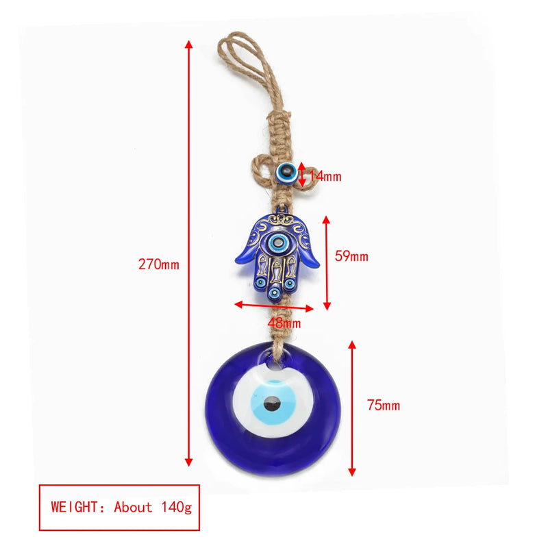 Hamsa Hand and Evil Eye Keychain/Wall Hanging