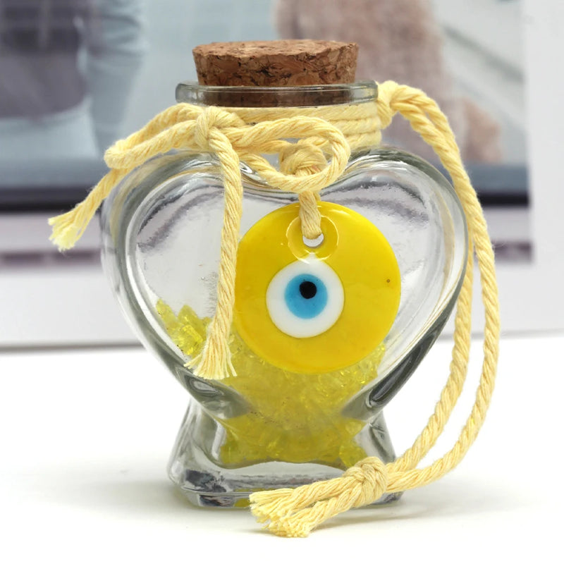 Evil Eye Drop Oil Transparent Glass Bottle