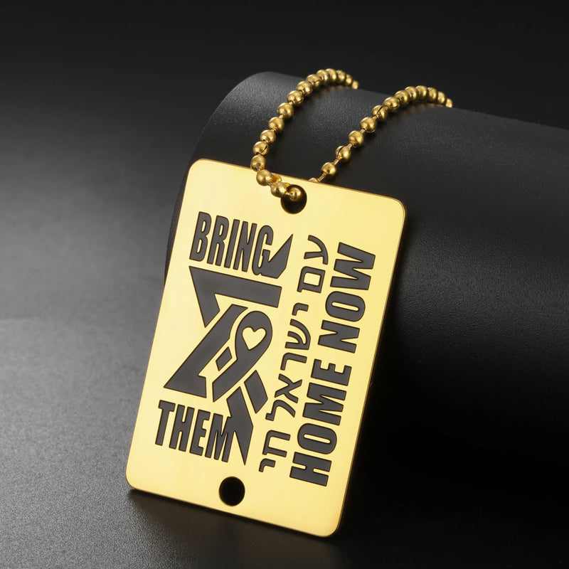 Bring Them Home Now: Let My People Go Necklace