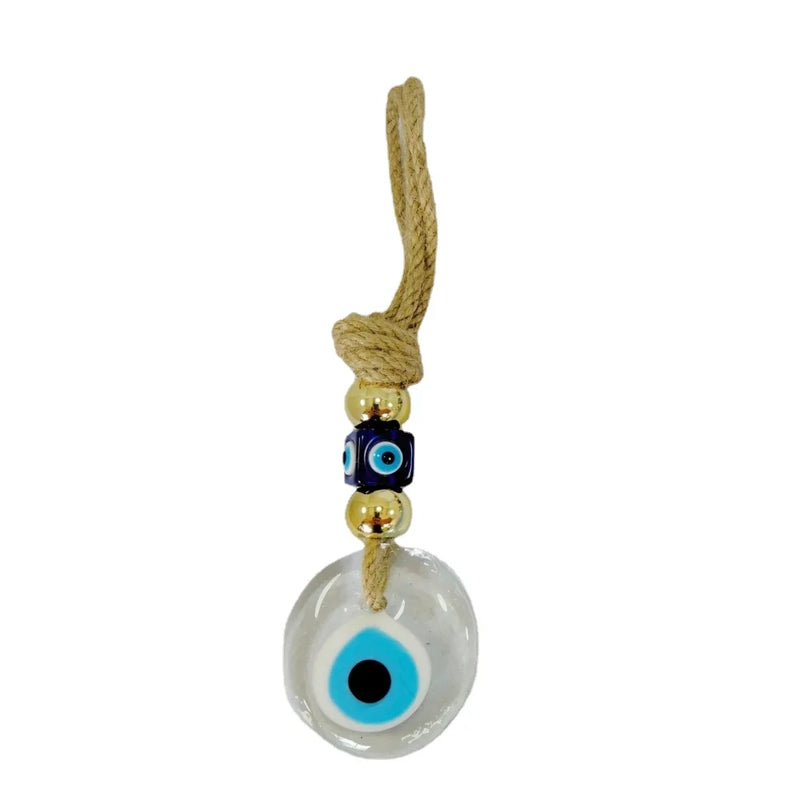 Blue Turkish Evil Eye Pendant Wall Hanging