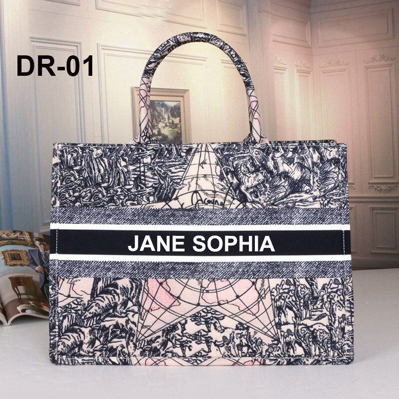 Spring Summer Personalized Fashion Printing Large Capacity Canvas
